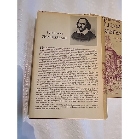 The Complete Works Of WILLIAM SHAKESPEARE Volumes 1 & 2 Set,  Book Club. Ed. - Picture 6 of 9